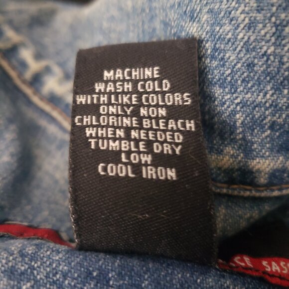 KIKIT Jeans Maurice Sasson Vintage 80s Denim Jean Jacket Size Medium - Picture 7 of 8